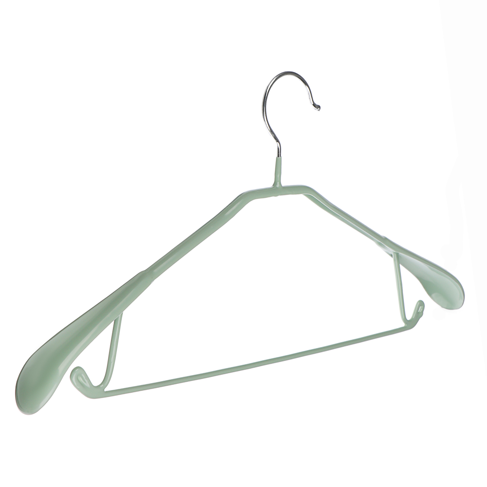 VETTA Вешалка металлическая STYLE c объемными плечами, 44см, металл, PVC, 2 цв., арт.№ 456-126