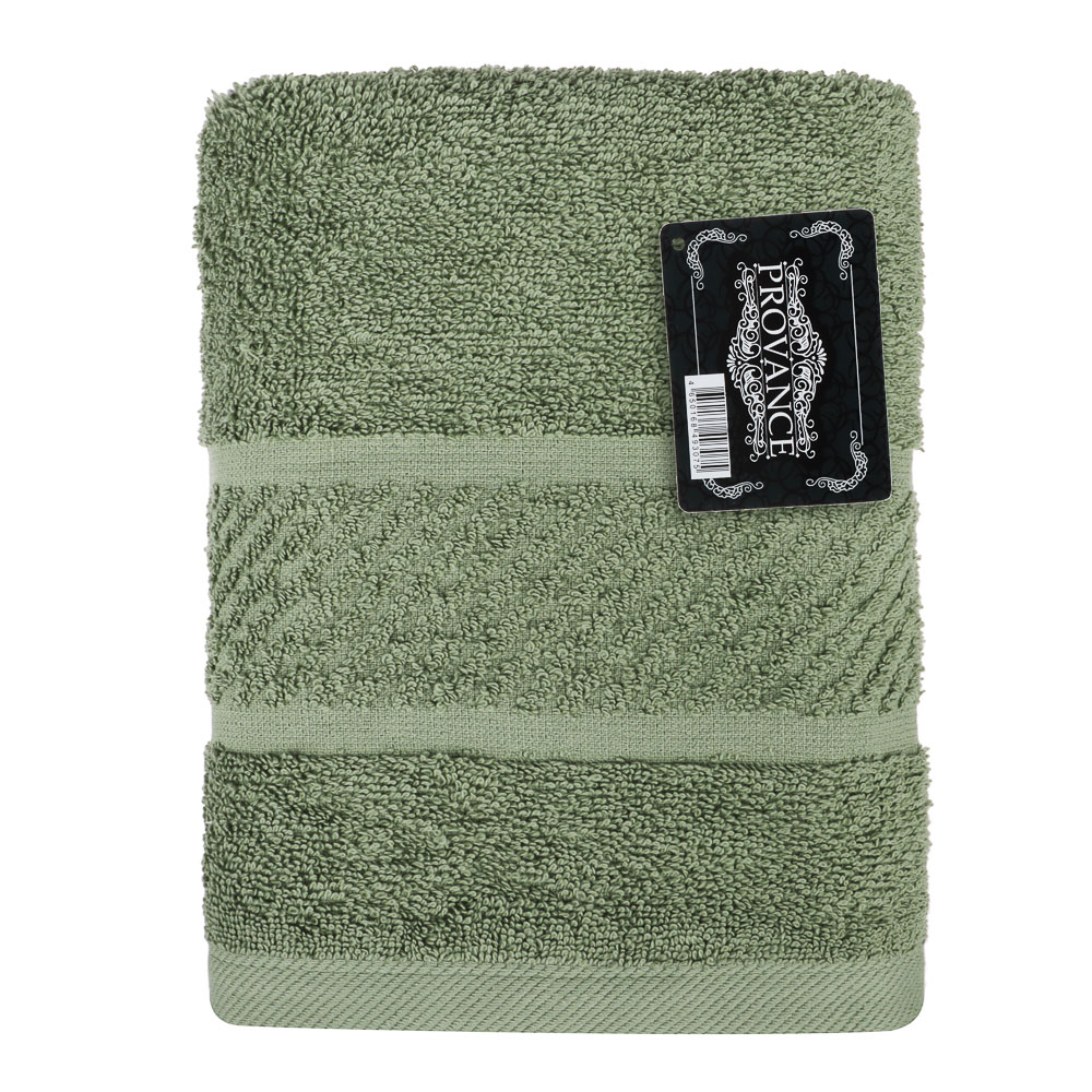 PROVANCE Виана Полотенце махровое, 100% хлопок, 50х90см, зеленый, арт.№ 484-026
