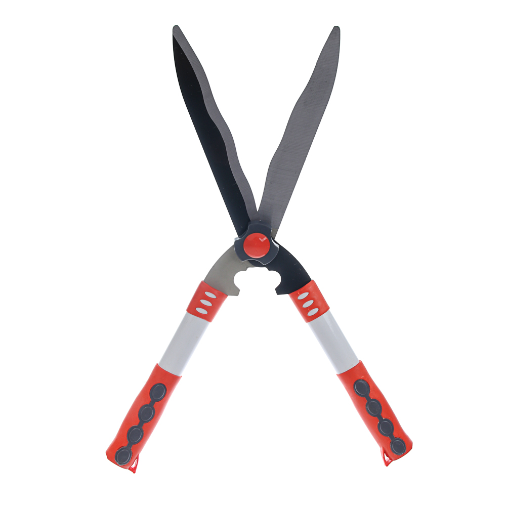 INBLOOM Кусторез 48см, волнистые лезвия, оксид.сталь, пластиковые ручки, арт.№ 186-006