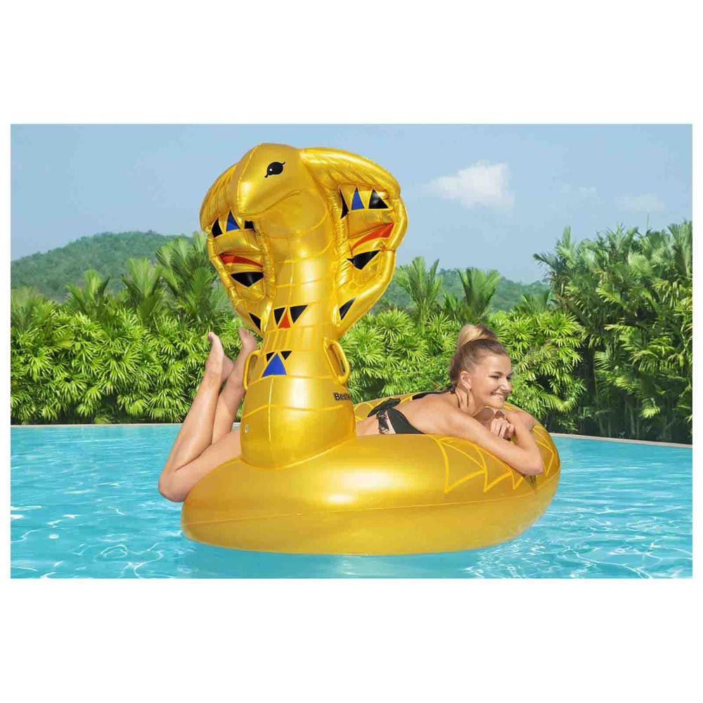 BESTWAY Фигурка надувная для катания верхом Золотая кобра, 180x146см, 41445, арт.№ 042-032