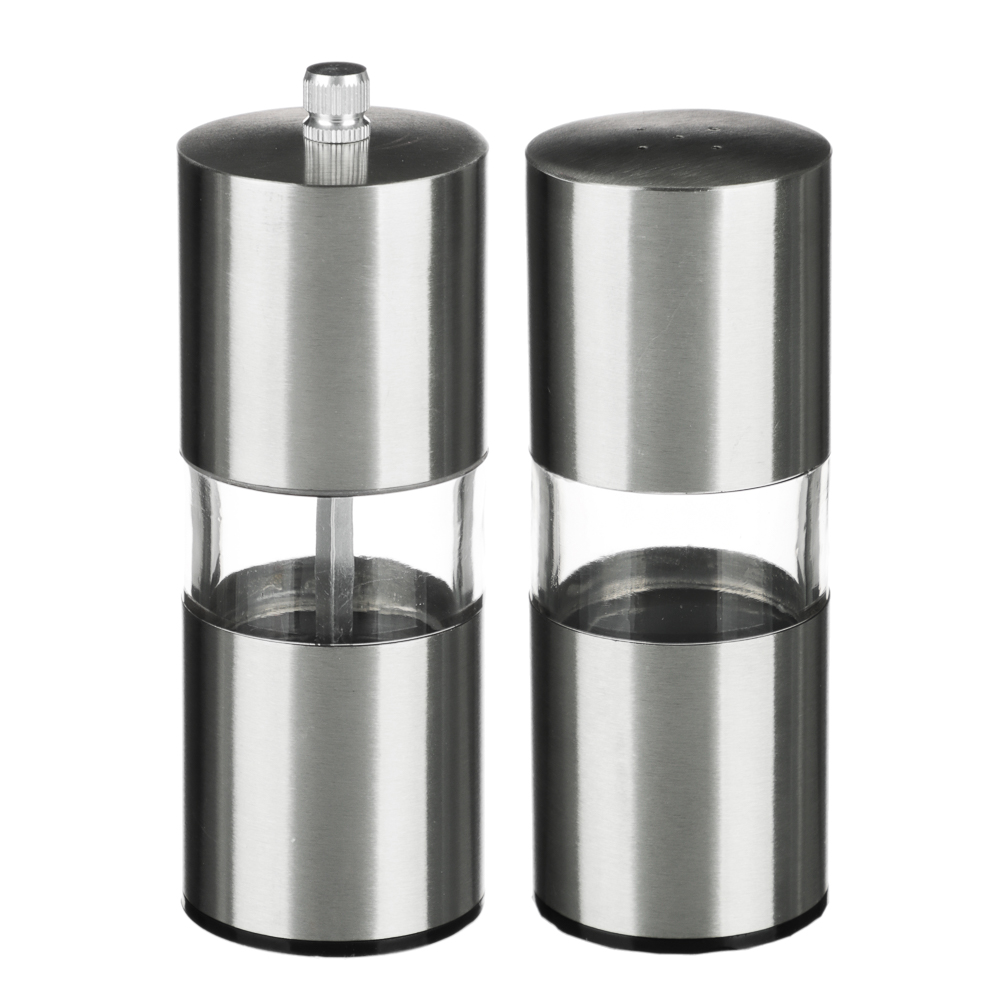 VETTA Набор для специй 2пр. мельница 14см + солонка 13см, акрил, P3 5305SP, арт.№ 827-029