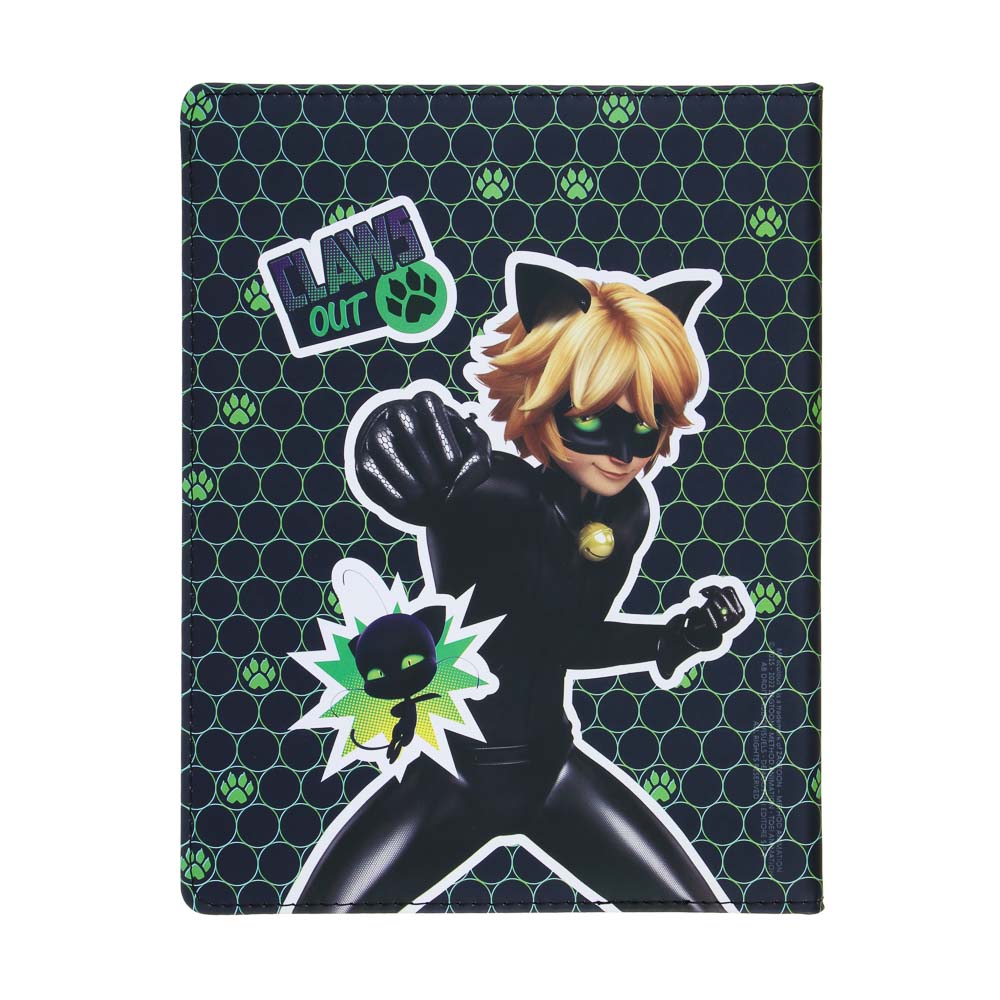 Ледибаг/Супер-Кот Дневник шк., 20,8х16,5см, 48л., тв.обл. с порол., иск.кожа, закладка, "Кор", 2 диз, арт.№ 811-018