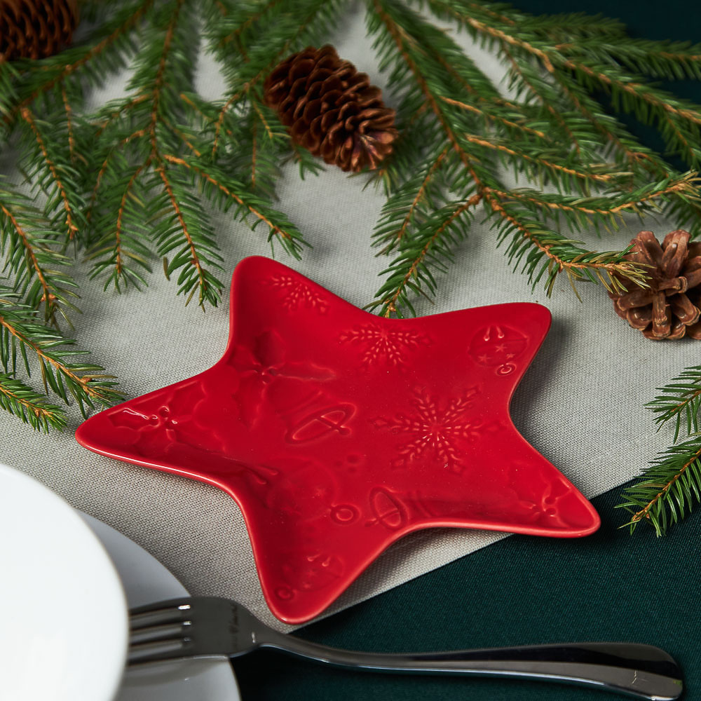 BY COLLECTION Асти Блюдо, 18х17х1,5см, фарфор, арт.№ 820-769