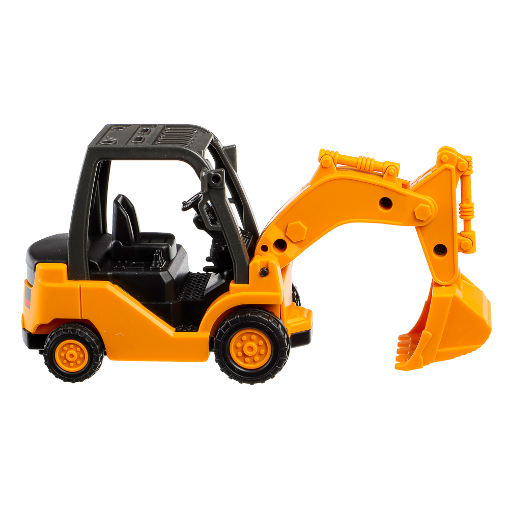 ИГРОЛЕНД Спецтехника, инерция, ковш-трещотка, PP, 13,6х5,1х7,5см, 3 дизайна, арт.№ 292-178