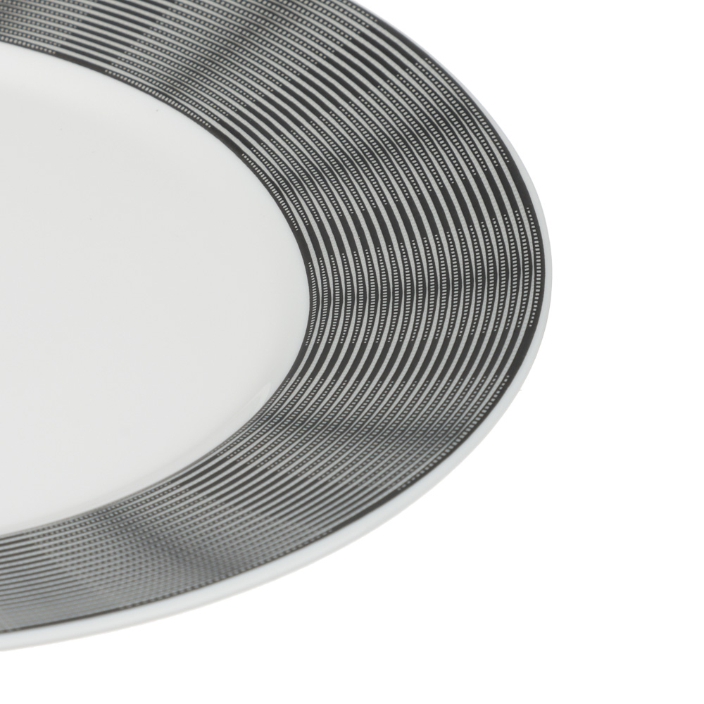 MILLIMI Графит Тарелка десертная, опаловое стекло, 19см, арт.№ 818-238