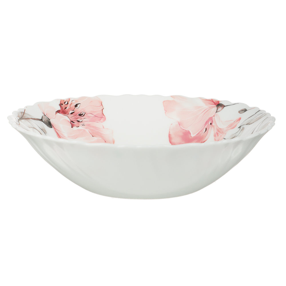 MILLIMI Роселла Салатник, опаловое стекло, 16.5см, арт.№ 818-874