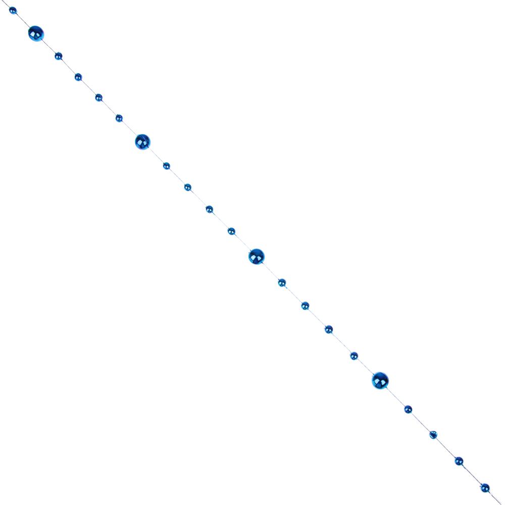 СНОУ БУМ Бусы декоративные, 200см, пластик, 4 цвета, VC4, VB4, VR1,VG5, арт.№ 378-216