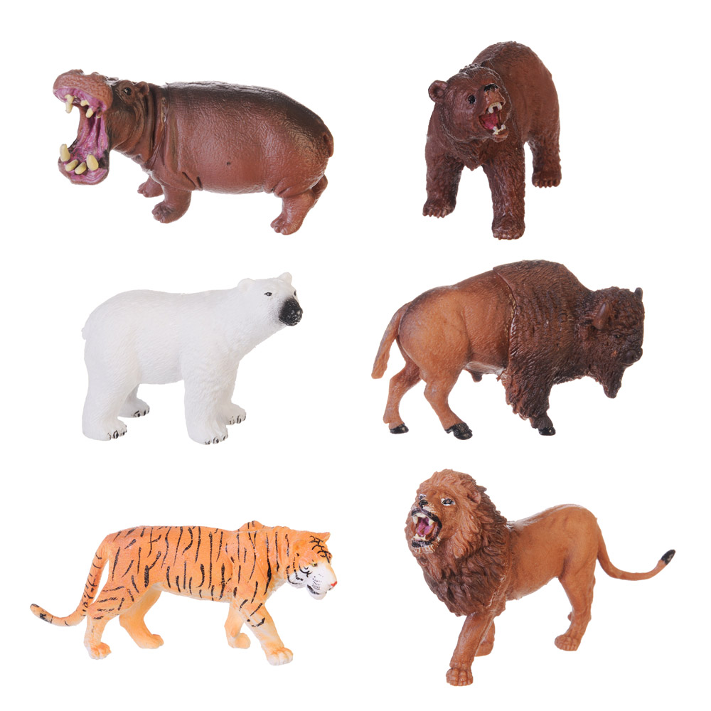 МЕШОК ПОДАРКОВ Фигурка "Животные", ПВХ, 11см, 12 дизайнов, арт.№ 274-101