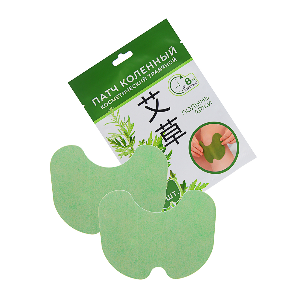 Патчи косметические травяные для области коленей, 2 шт, арт.№ 022-340