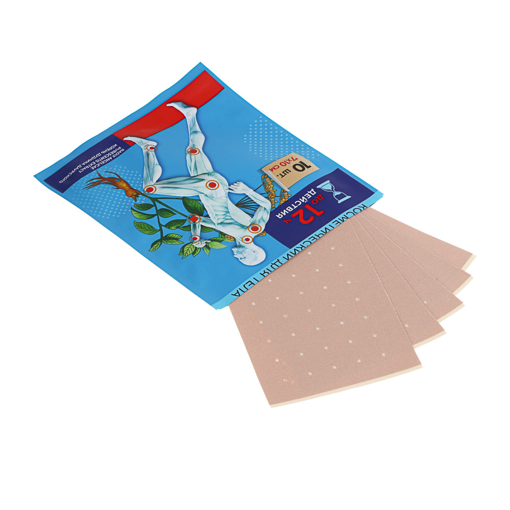 Пластырь косметический для тела Чжитун 10 шт, 7х10см, арт.№ 022-341