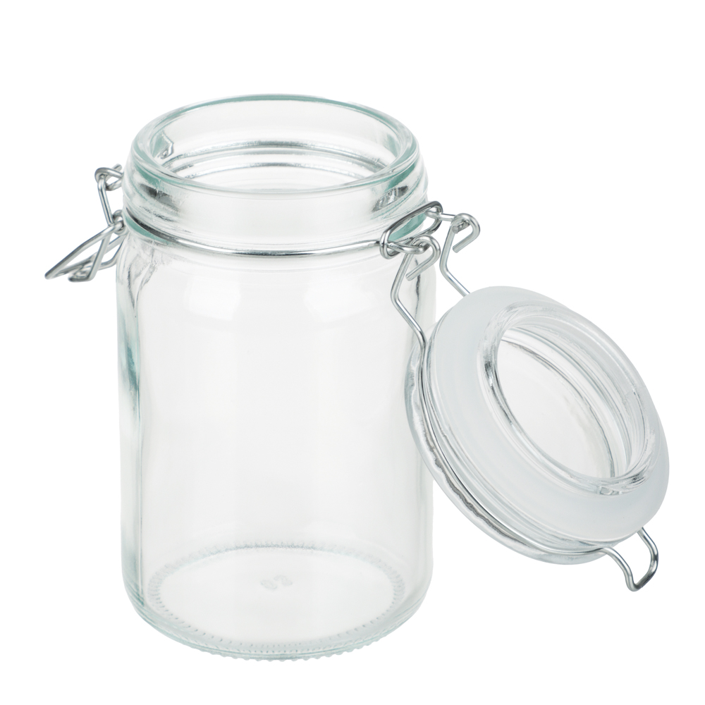 Банка для сыпучих продуктов, стекло, стекл.крышка 250 мл, арт.№ 828-356