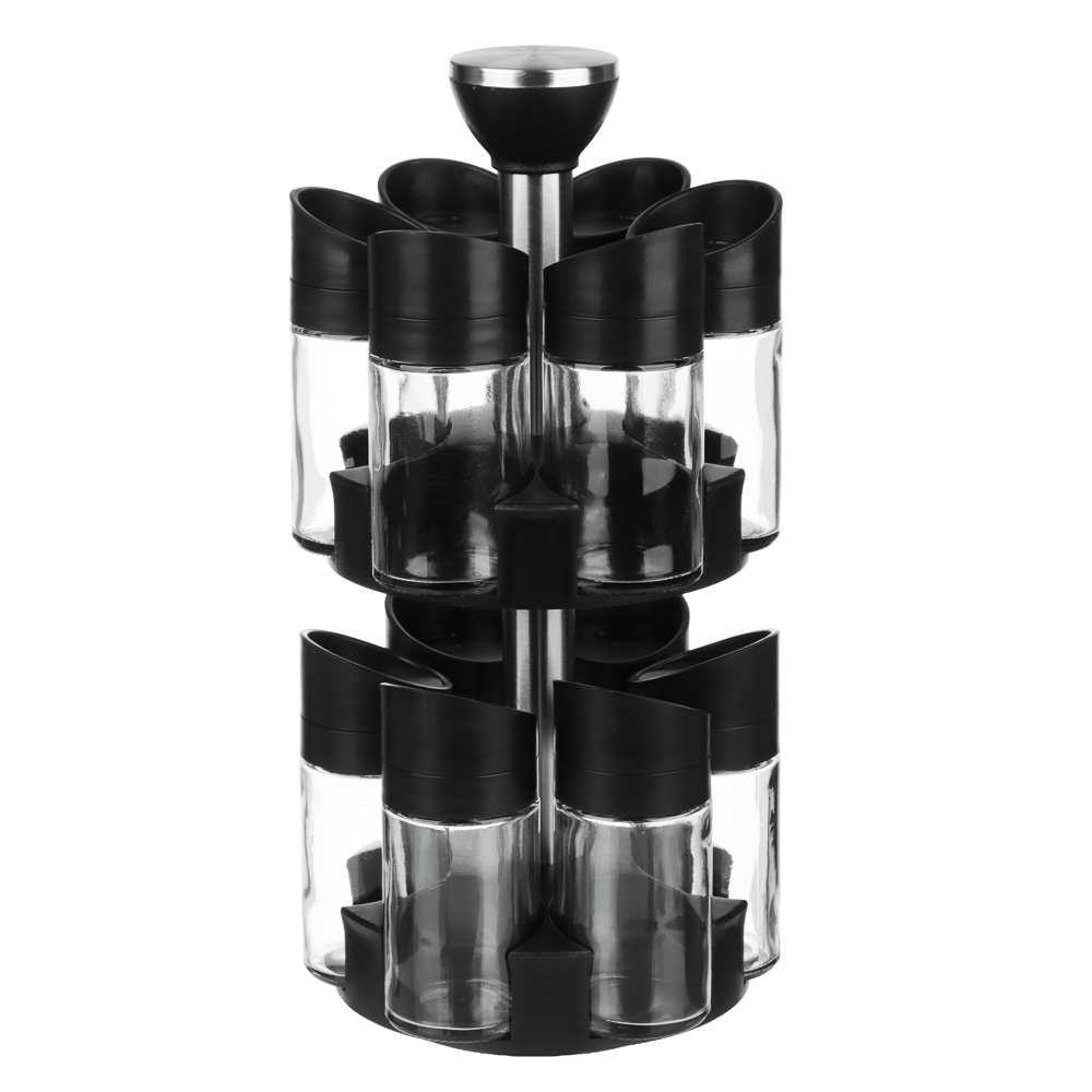 Набор банок для специй,  12 предметов, двухуровневый, арт.№ 828-358