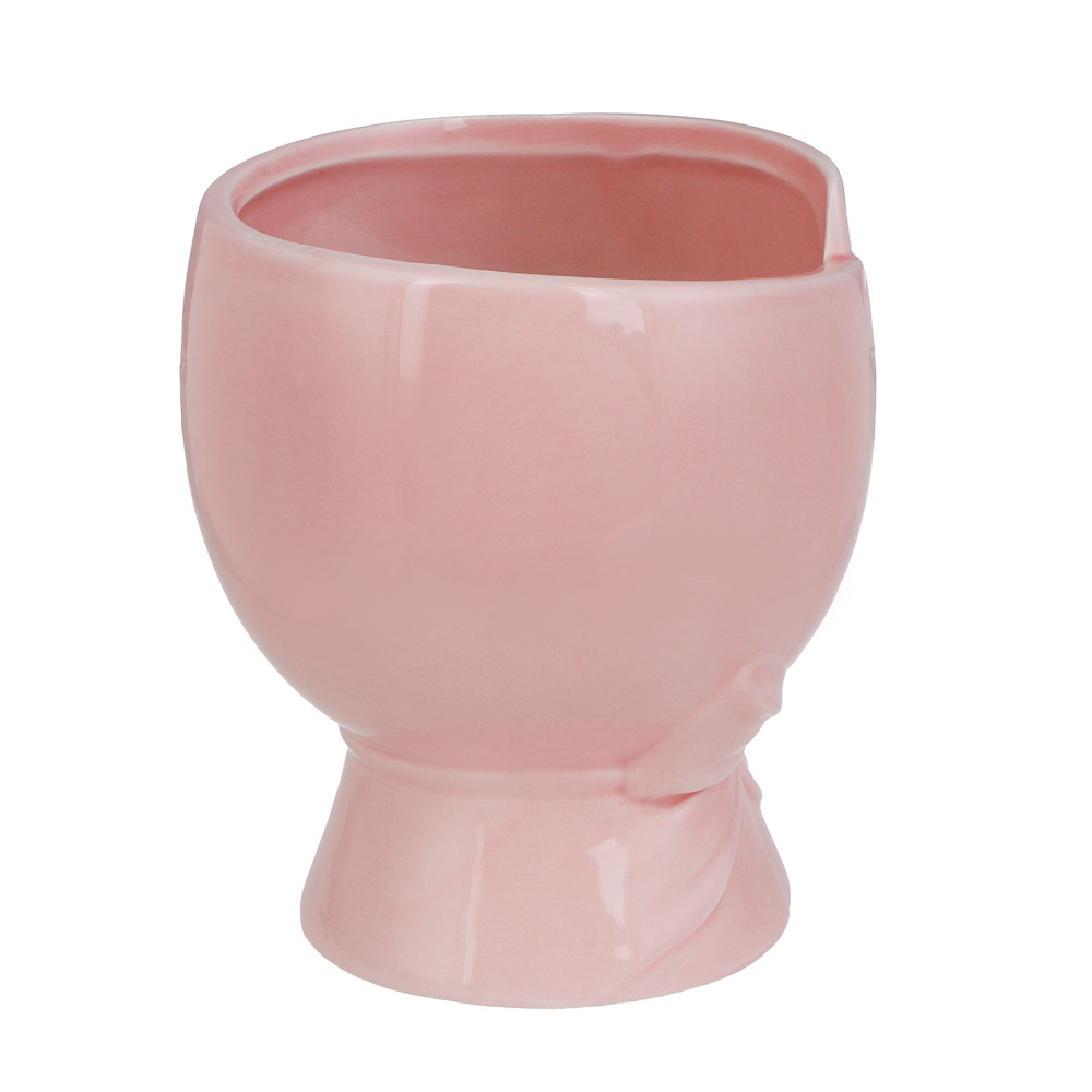 Ваза тм LADECOR "Букет" 12x12x13,5 см, керамика, 2 цвета, арт.№ 502-225