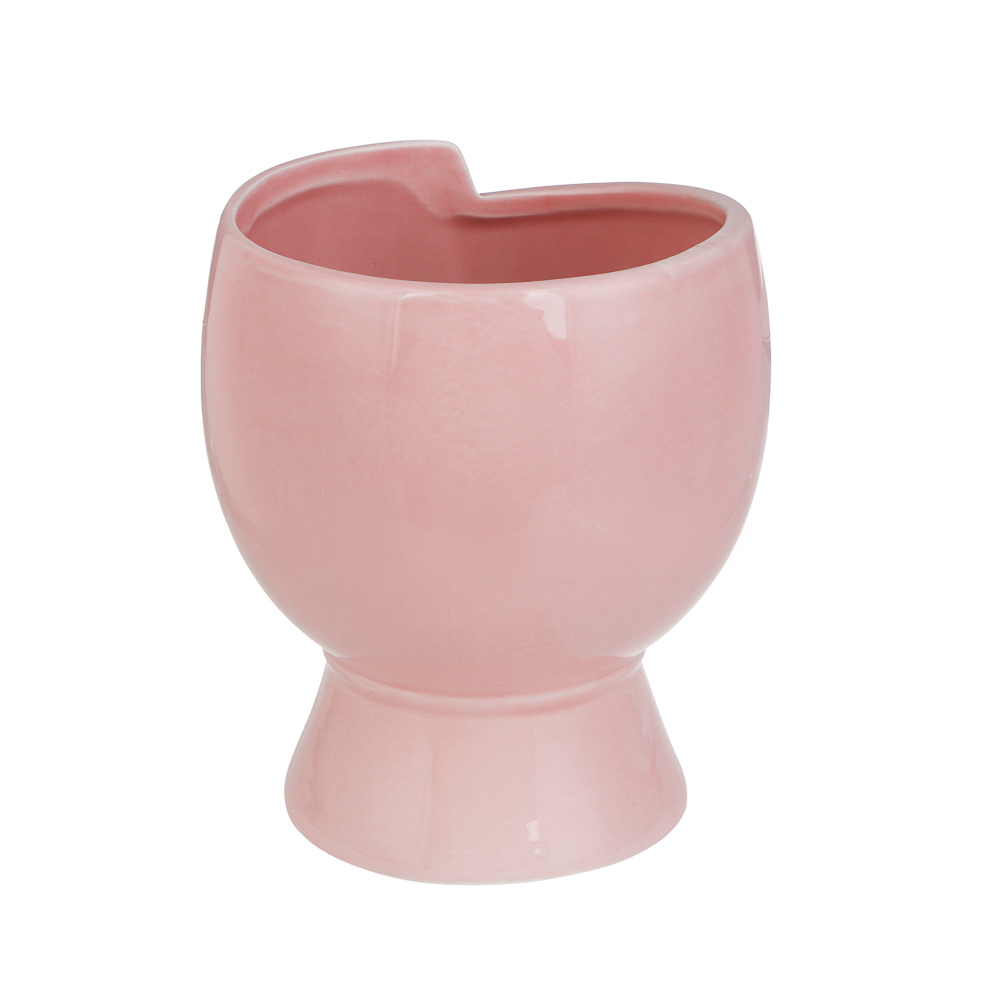 Ваза тм LADECOR "Букет" 12x12x13,5 см, керамика, 2 цвета, арт.№ 502-225