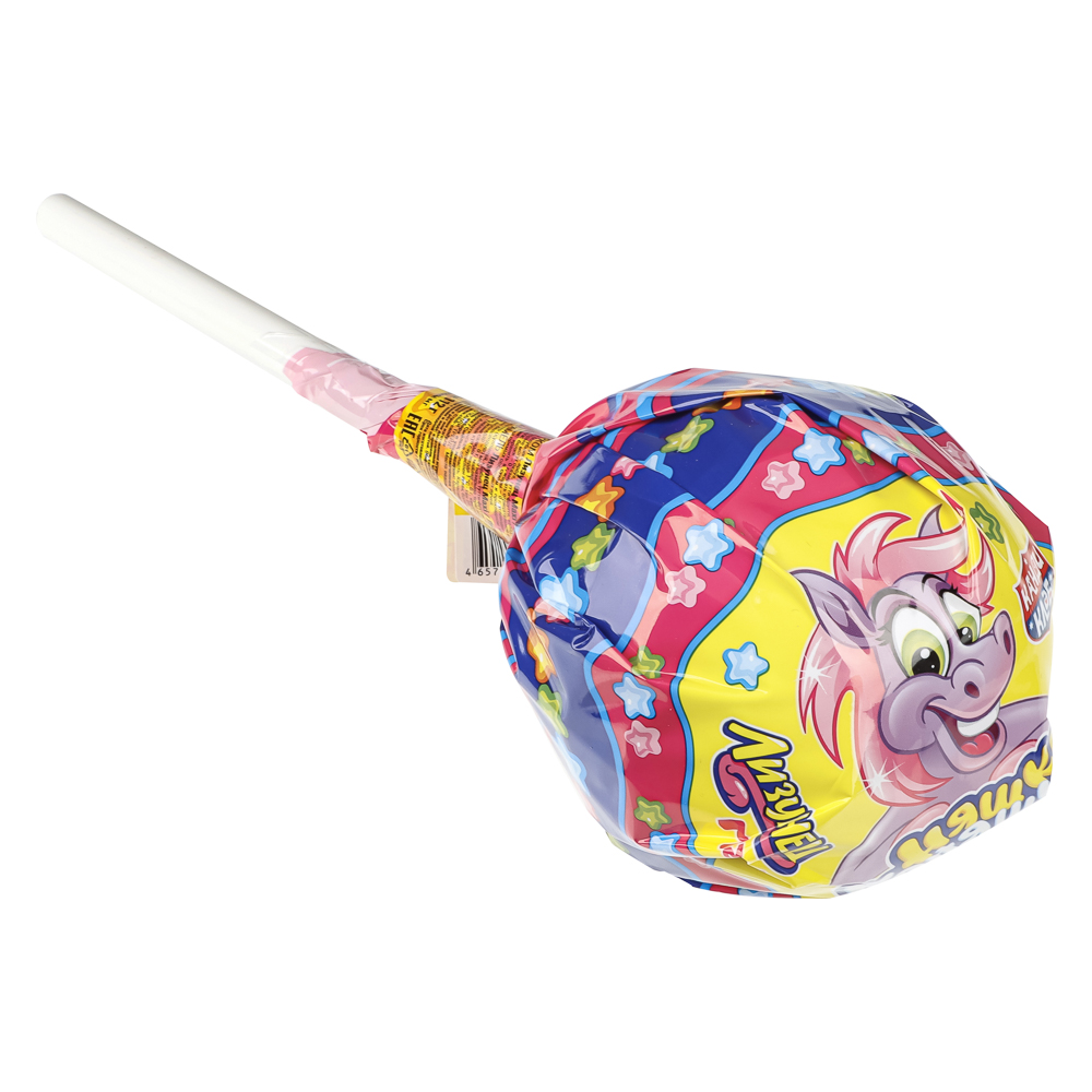 Карамель на палочке в наборе с подарком "Лизунец MAXI Няшка Коняшка" 112гр, арт.№ 347-510