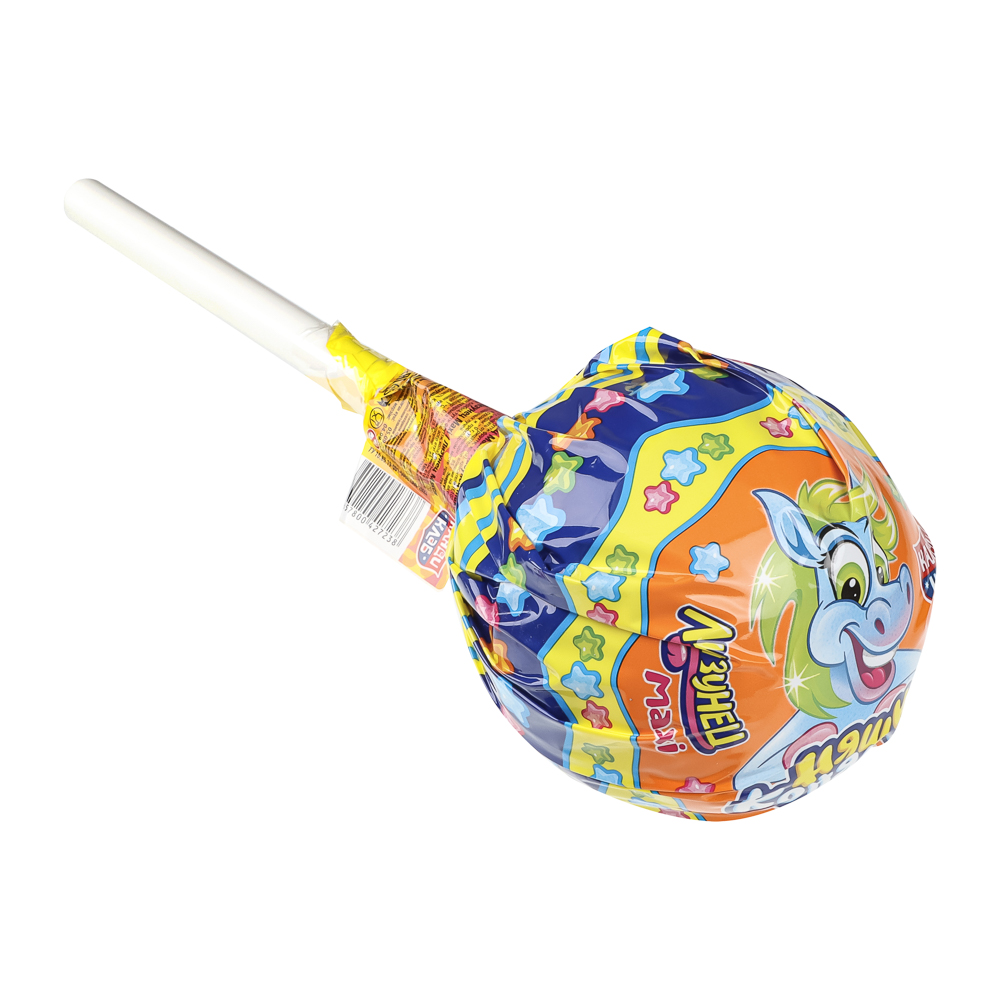 Карамель на палочке в наборе с подарком "Лизунец MAXI Няшка Коняшка" 112гр, арт.№ 347-510