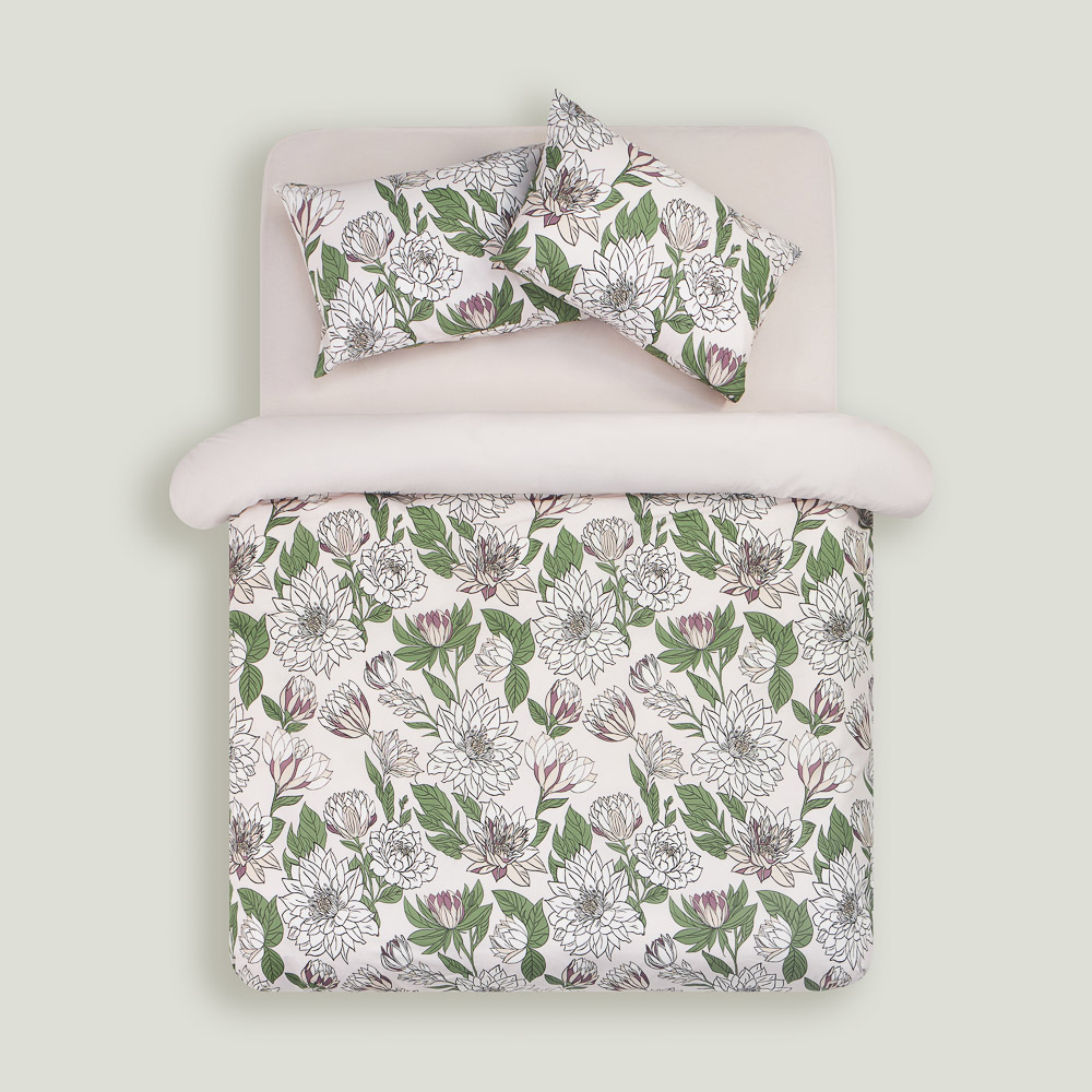 PROVANCE Хейзел Комплект постельного белья 1,5 (4 предмета), поплин, 100% хлопок, арт.№ 421-351