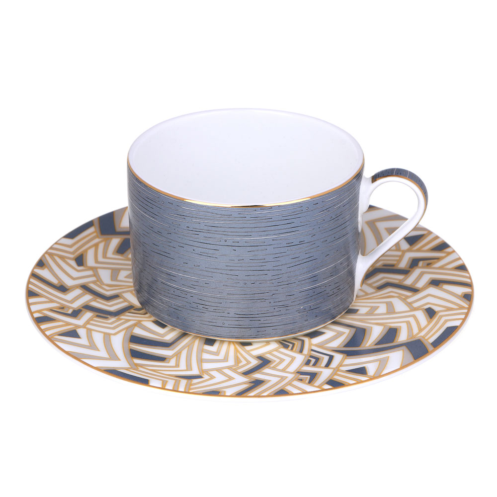 ВСЁГАЗИН Жаклин Набор чайный 2 пр., 260мл, 16см, костяной фарфор, арт.№ 802-012