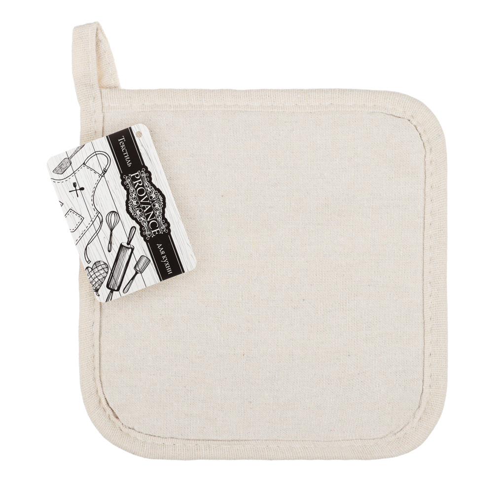 PROVANCE Эко Прихватка, 70% полиэстер, 30% хлопок, 18х18см, арт.№ 493-128