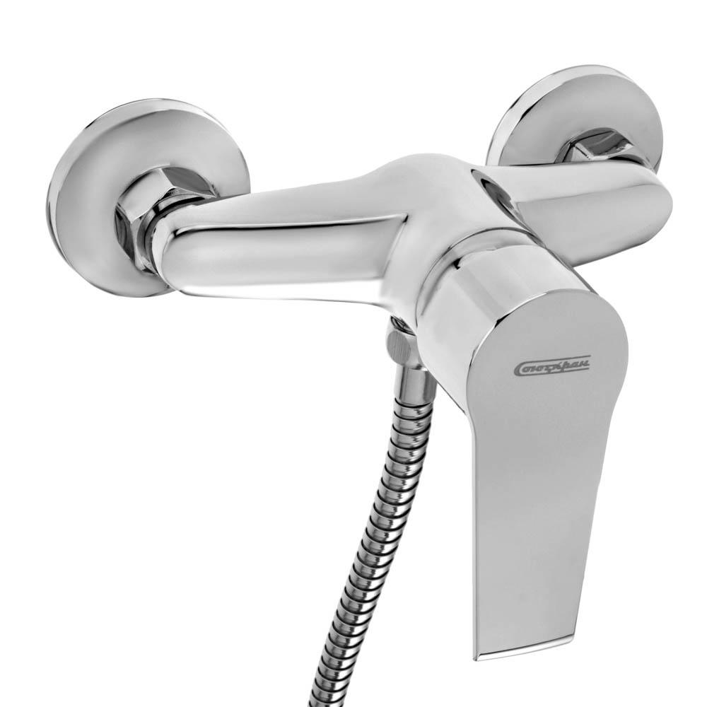 СоюзКран Смеситель для душа с душ. набором, керам. картридж 40мм, хром, цинк, SК04-N112, арт.№ 567-106