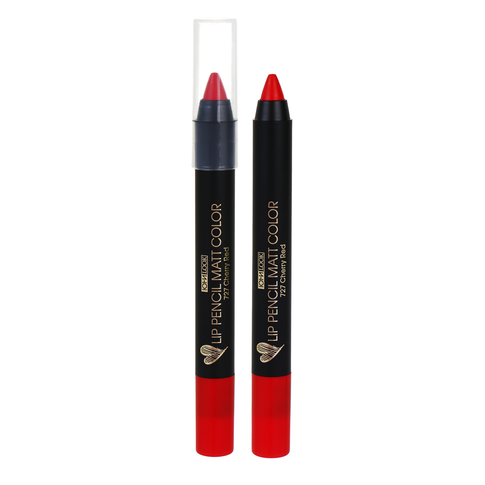 ЮНИLOOK Карандаш-помада для губ с матовым эффектом, 3,8 гр, 3 тона, арт.№ 330-571