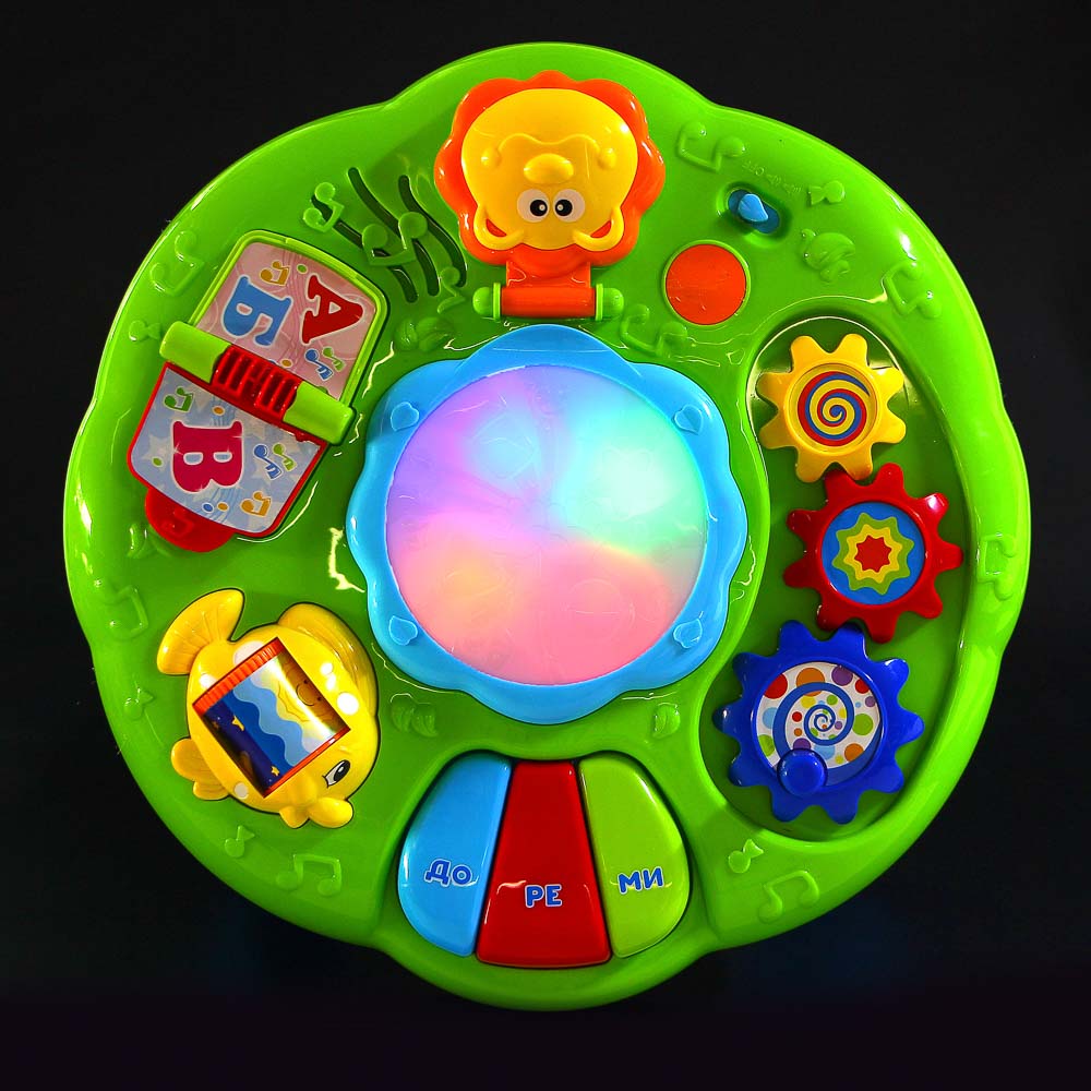 ИГРОЛЕНД Игрушка обучающая "Бизиборд 2 в 1", свет, звук, 3АА, ABS, PP, 41х8,3х31см, арт.№ 272-733