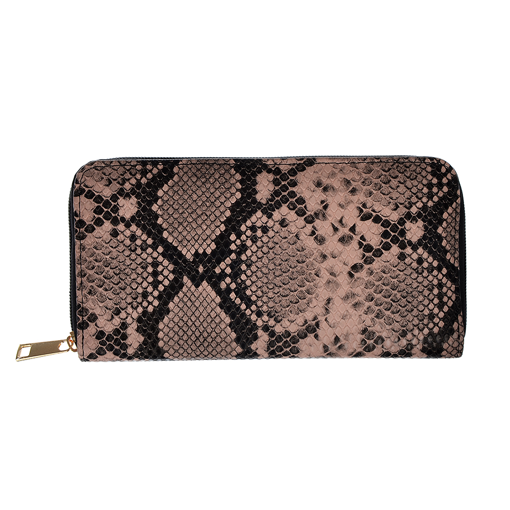 ЮL Кошелек женский на молнии, ПУ, 19х9см, 4 дизайна, КЖ19-10, арт.№ 303-860