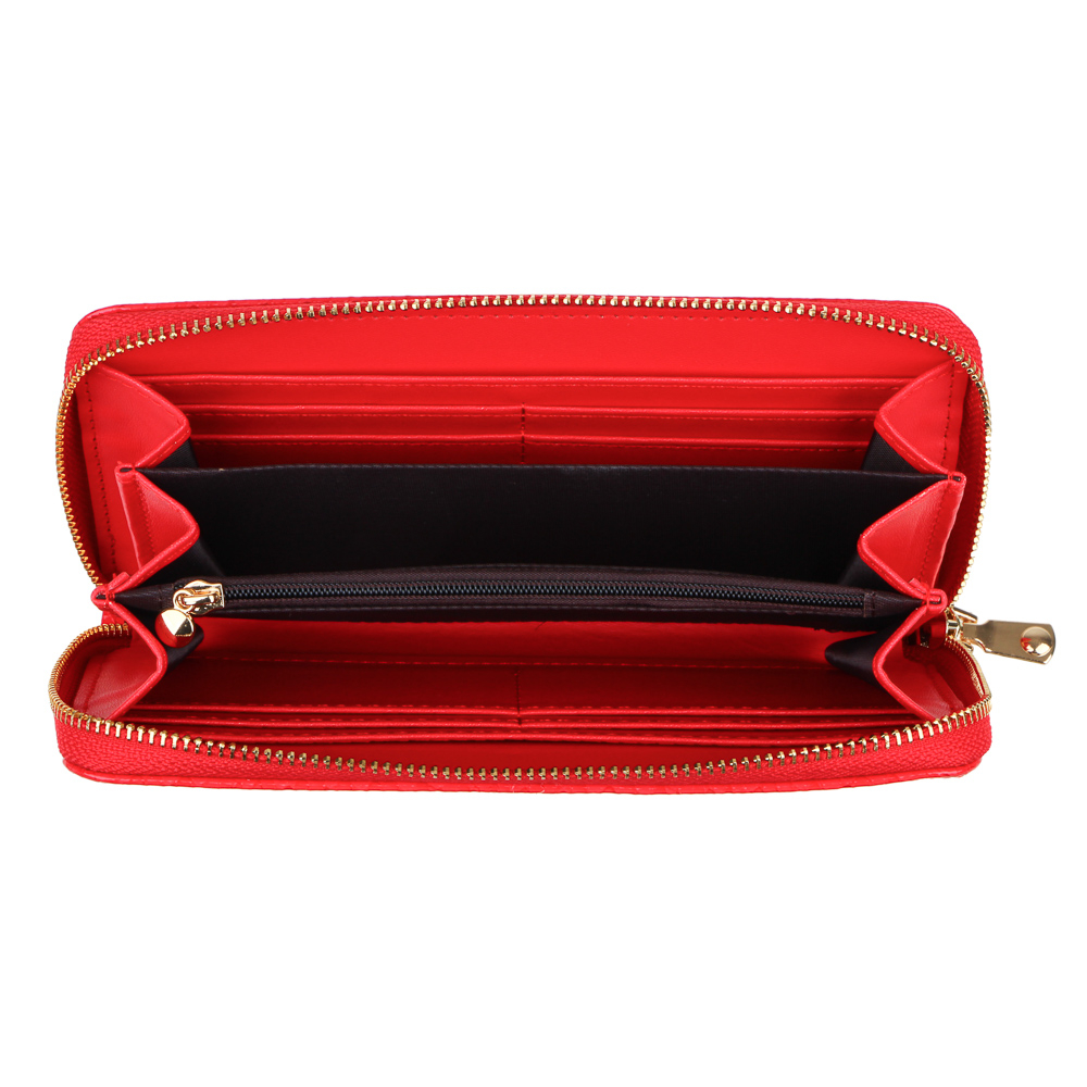 ЮL Кошелек с отд. для карт, купюр и монет, ПУ, сплав, 19,5х10,5х3см, 2 диз, КЖ19-24, арт.№ 303-866