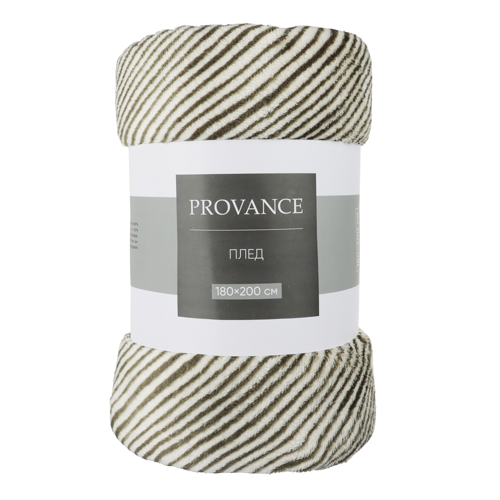PROVANCE Эвкалипт Плед микрофибра, 180х200см, 180гр/м, зеленый, арт.№ 486-008