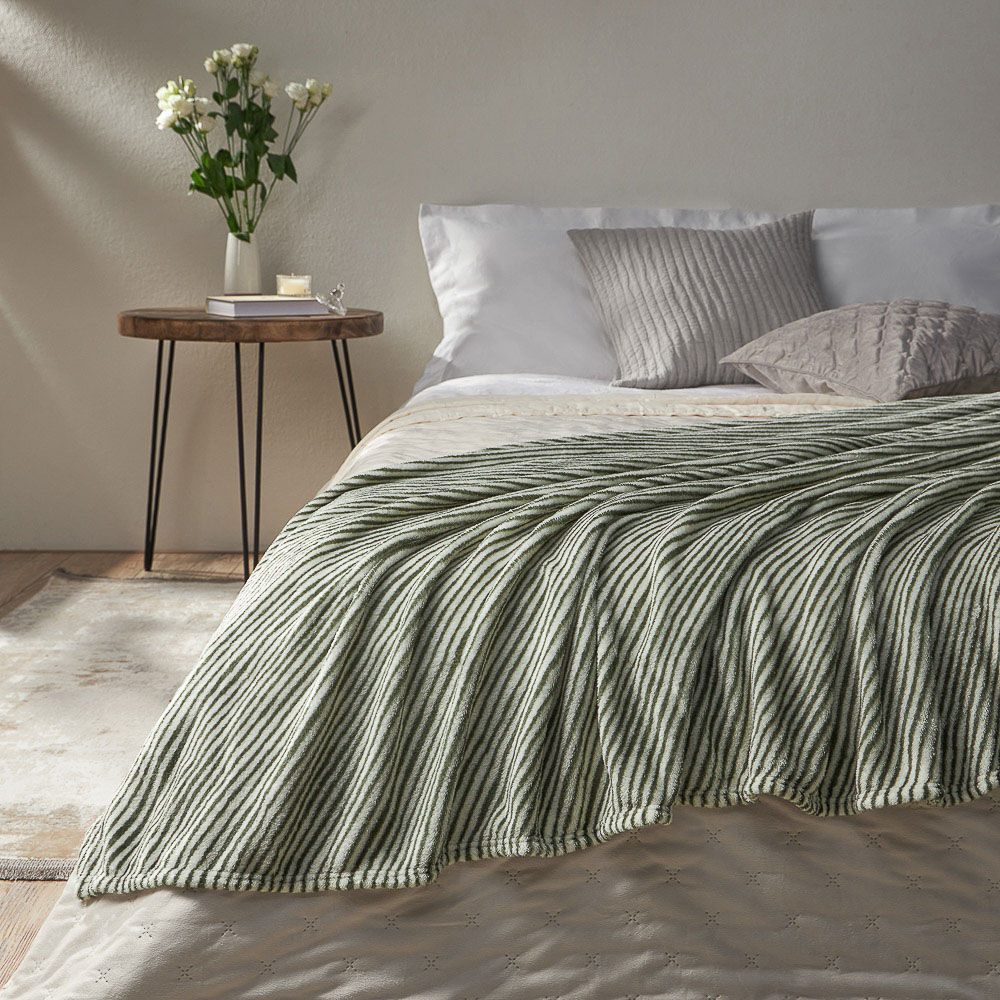 PROVANCE Эвкалипт Плед микрофибра, 180х200см, 180гр/м, зеленый, арт.№ 486-008