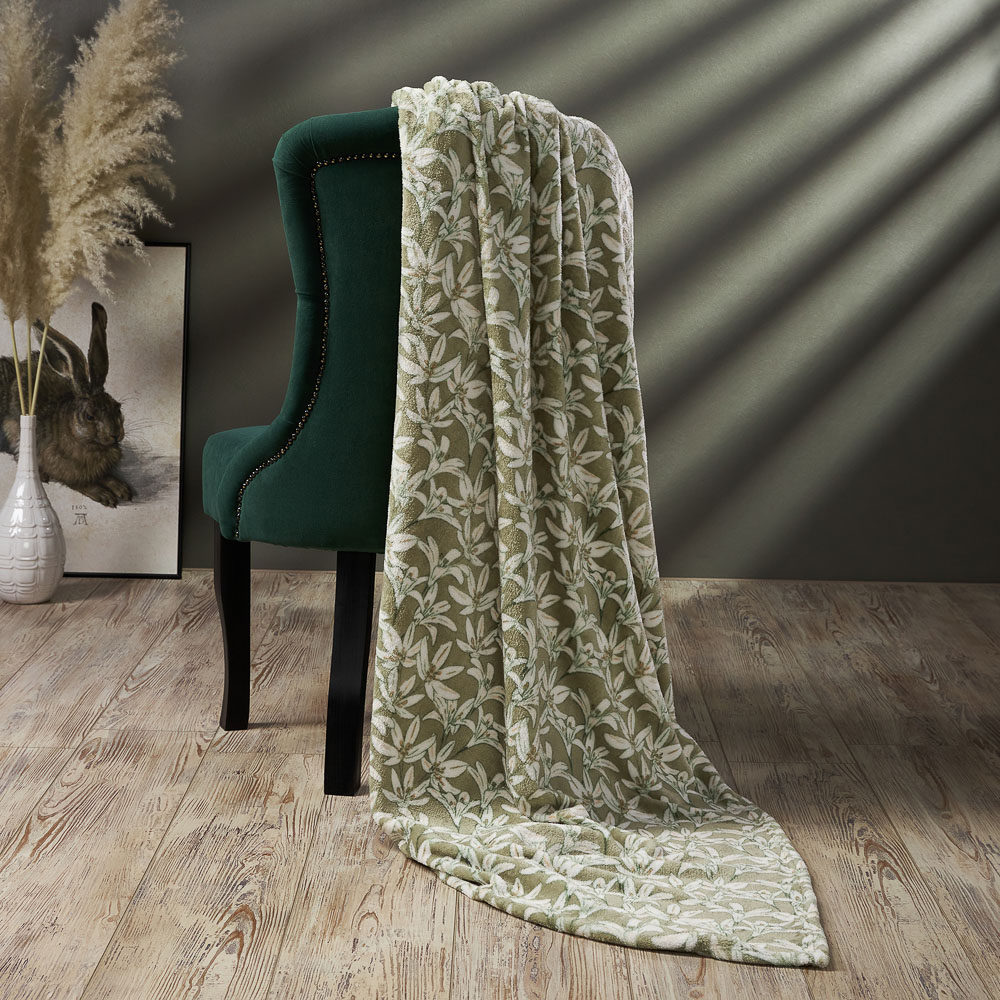 PROVANCE Эвкалипт Плед микрофибра, 150х200см, 230гр/м, зеленый, арт.№ 486-009