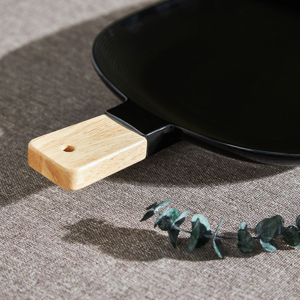 ВСЁГАЗИН Блан нуар Блюдо сервировочное, 29,5х21х3,5см, фарфор, бамбук, арт.№ 821-074