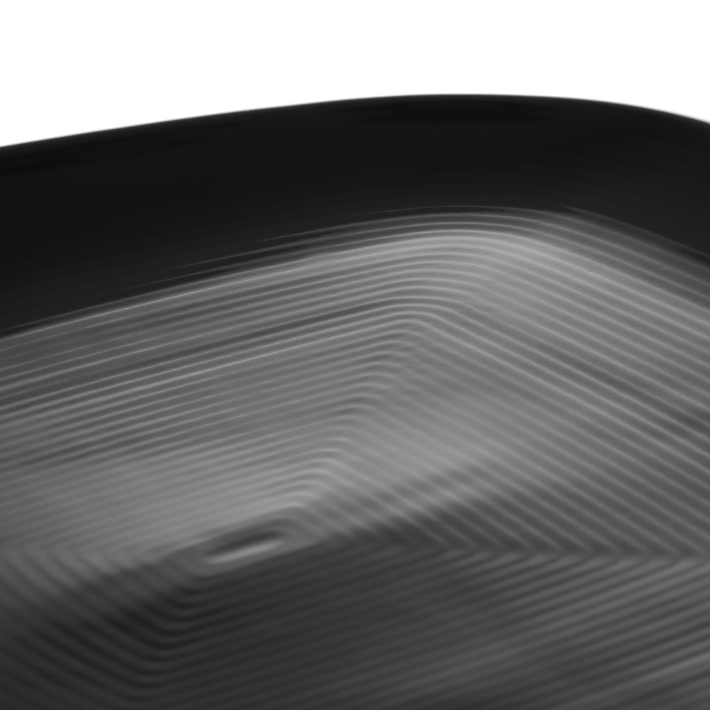 ВСЁГАЗИН Блан нуар Блюдо сервировочное, 29,5х21х3,5см, фарфор, бамбук, арт.№ 821-074