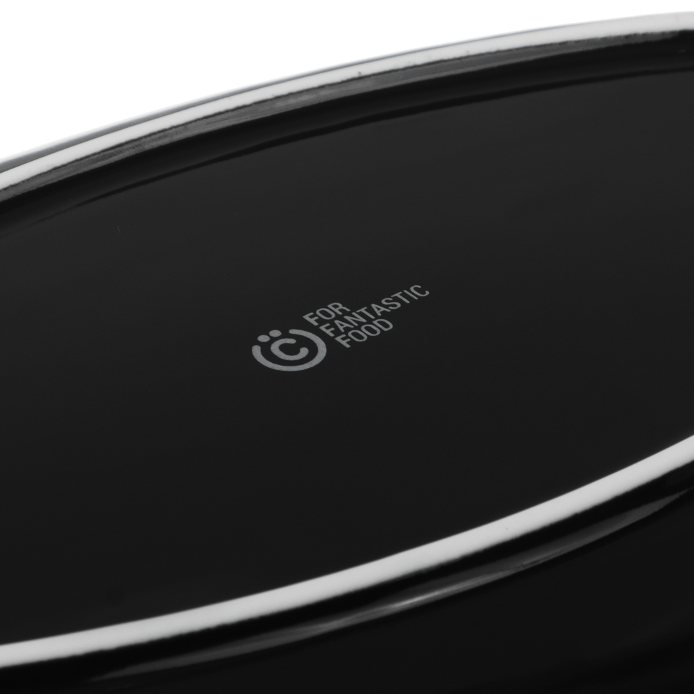 ВСЁГАЗИН Блан нуар Блюдо, 27,5х16х3см, фарфор, арт.№ 821-078