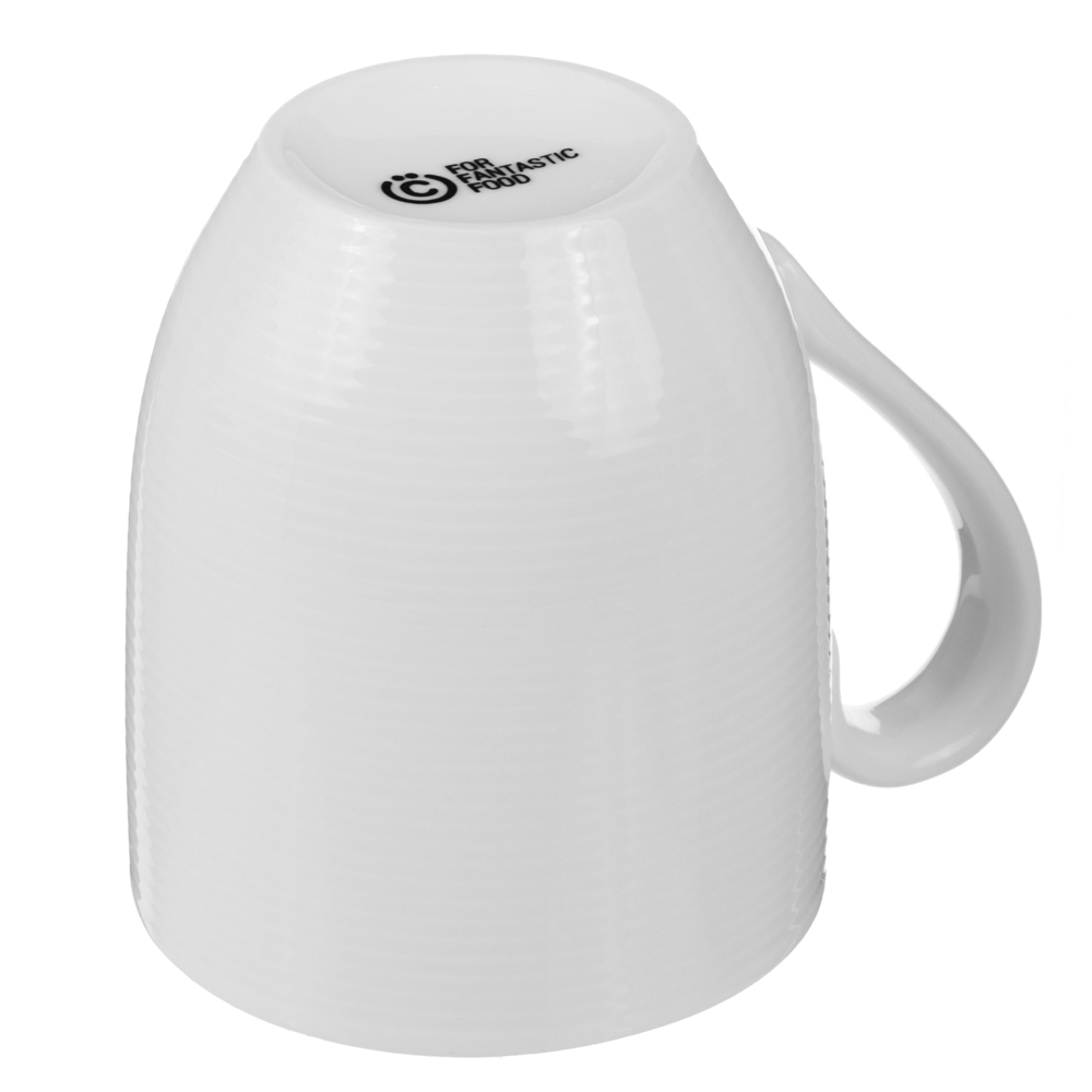 ВСЁГАЗИН Блан нуар Кружка, 350мл, фарфор, белая, арт.№ 821-079