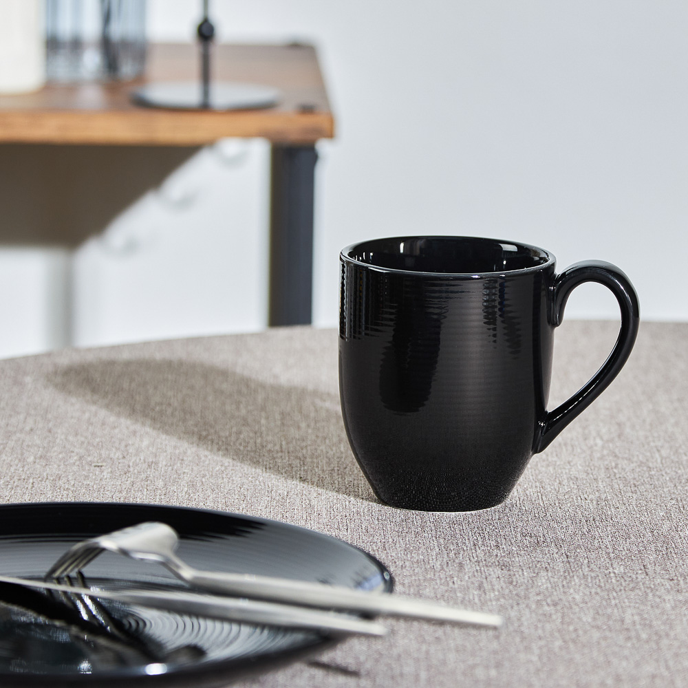 ВСЁГАЗИН Блан нуар Кружка, 350мл, фарфор, черная, арт.№ 821-080