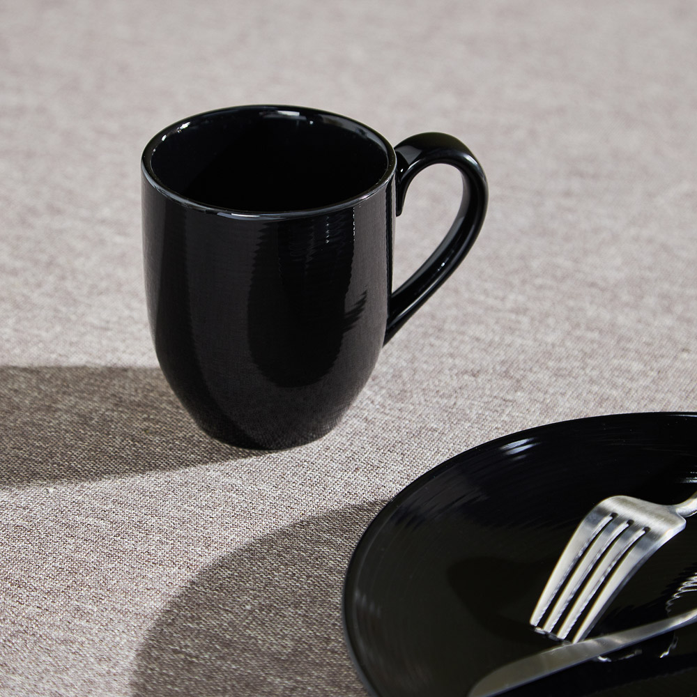 ВСЁГАЗИН Блан нуар Кружка, 350мл, фарфор, черная, арт.№ 821-080