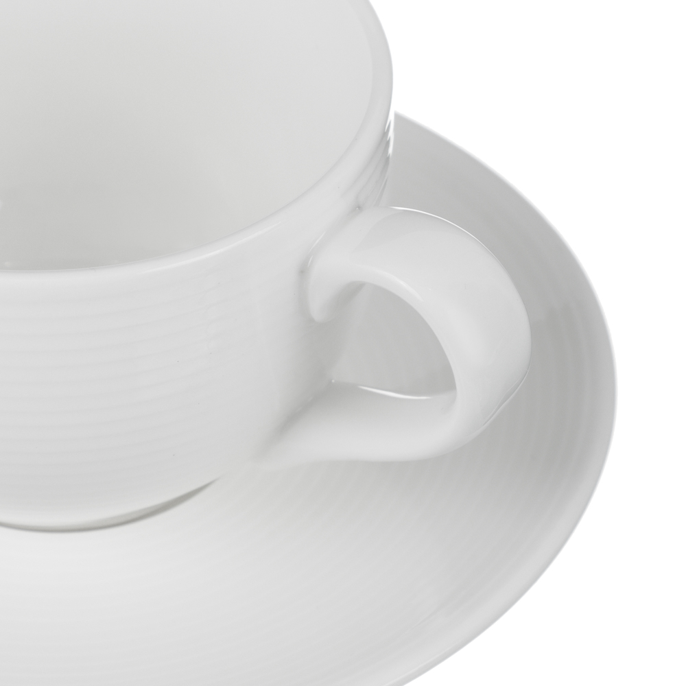 ВСЁГАЗИН Блан нуар Набор чайный 2пр, 220мл, 15см, фарфор, арт.№ 821-081