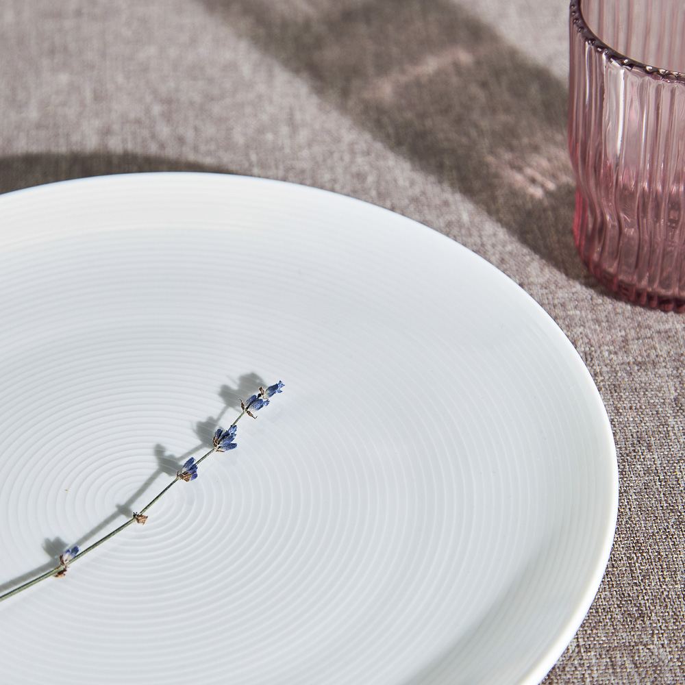 ВСЁГАЗИН Блан нуар Тарелка подстановочная, 26,5х2,5см, фарфор, арт.№ 821-076