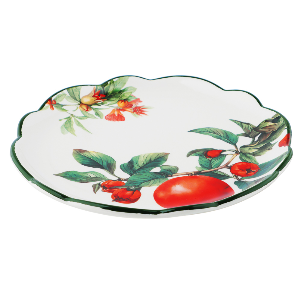 MILLIMI Гранат Блюдо круглое, 20х2см, керамика, арт.№ 824-135