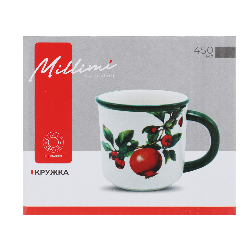 MILLIMI Гранат Кружка, 450мл, керамика, арт.№ 824-136