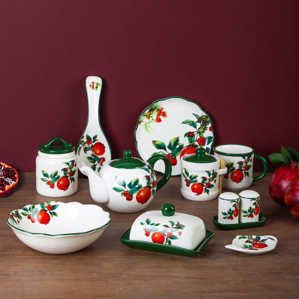 MILLIMI Гранат Масленка, 17х12x8см, керамика, арт.№ 824-137