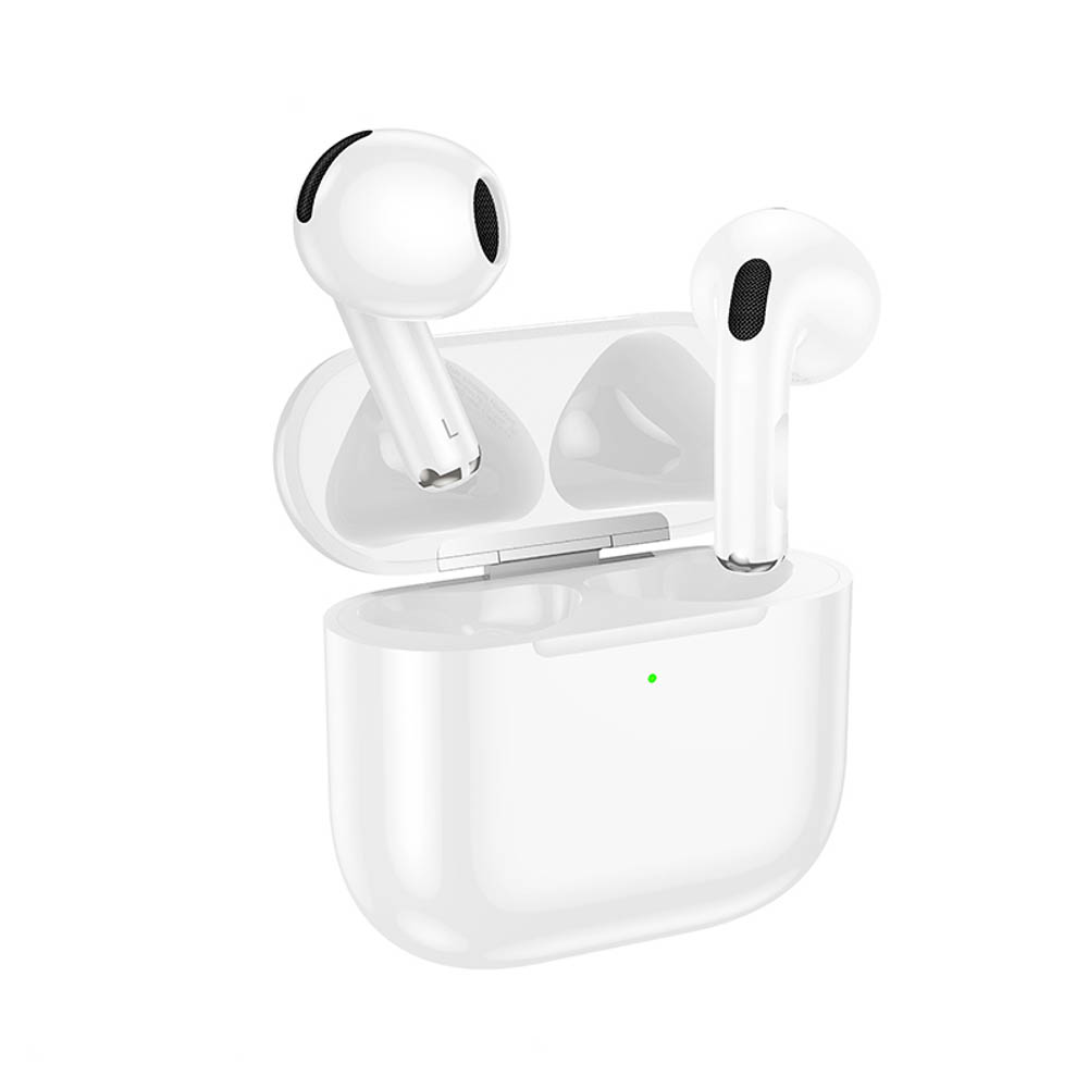 Наушники беспроводные TWS hoco. модель EW78, вкладыши, 300/30мАч, BT5.4, белый, арт.№ 410-119