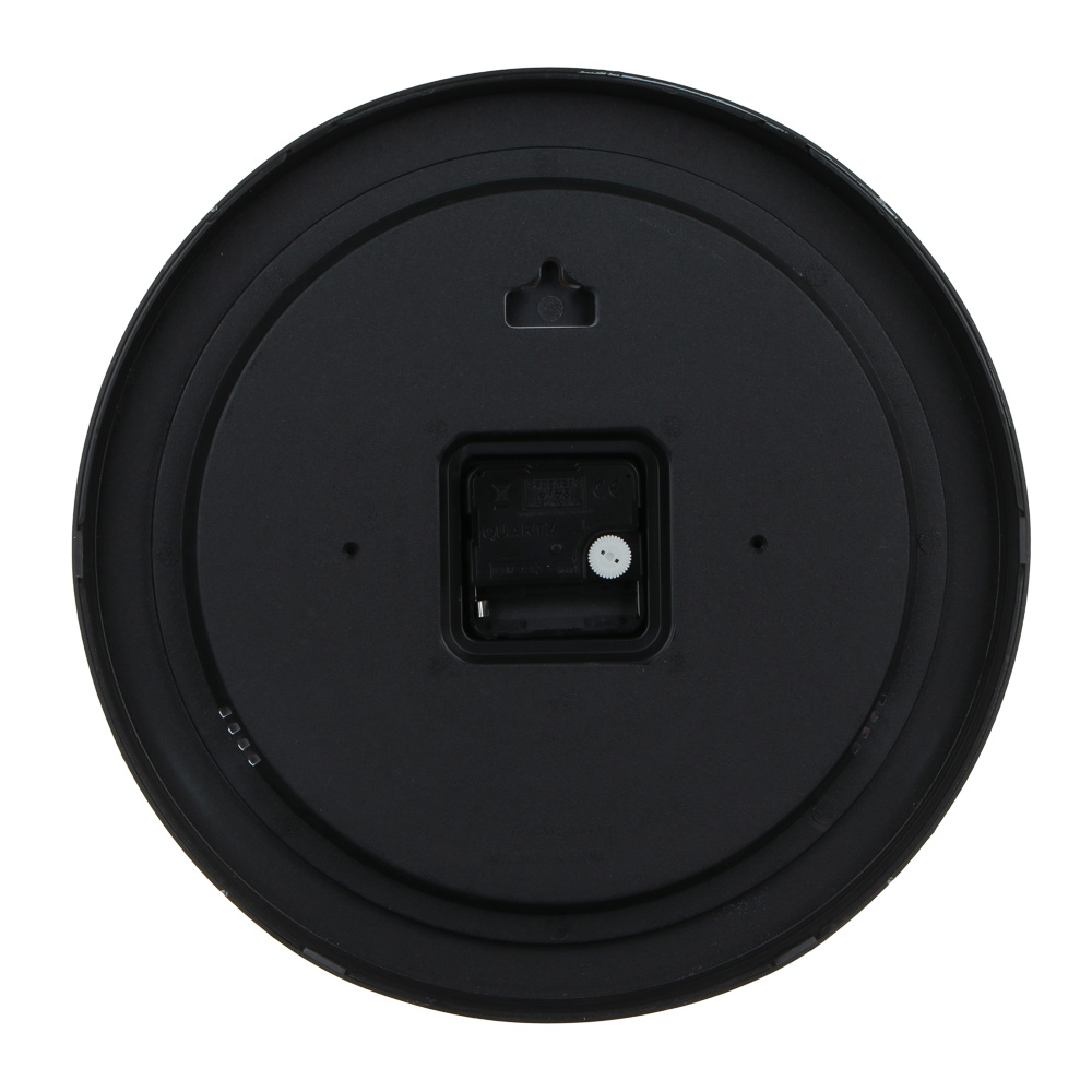 LADECOR CHRONO Часы настенные круглые, пластик, 30,5х30,5х4,5 см, 1xАА, арт.2-24, арт.№ 581-255