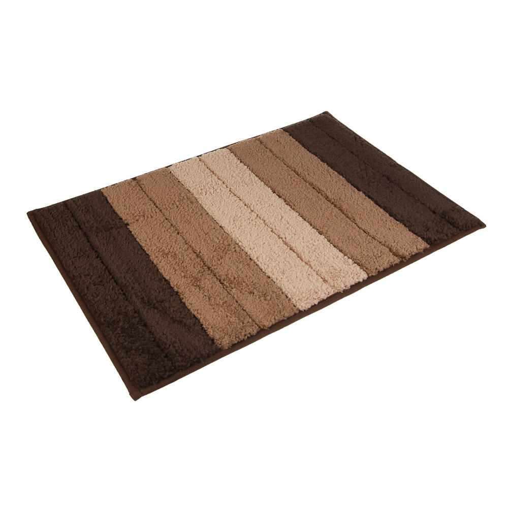 Коврик для ванной комнаты тм VETTA Gradient, микрофибра 600г + TPR 700г, 60x40см, 2 цвета, арт.№ 462-827