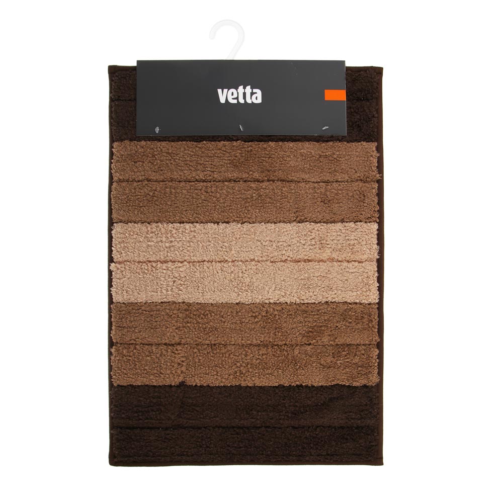 Коврик для ванной комнаты тм VETTA Gradient, микрофибра 600г + TPR 700г, 60x40см, 2 цвета, арт.№ 462-827