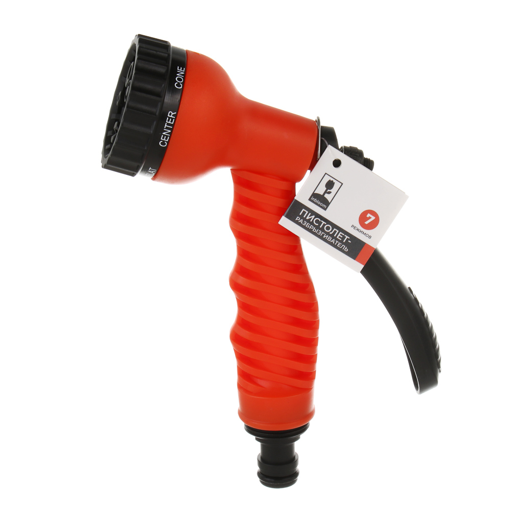 INBLOOM Пистолет-разбрызгиватель, 7 режимов, ПП, арт.№ 161-006