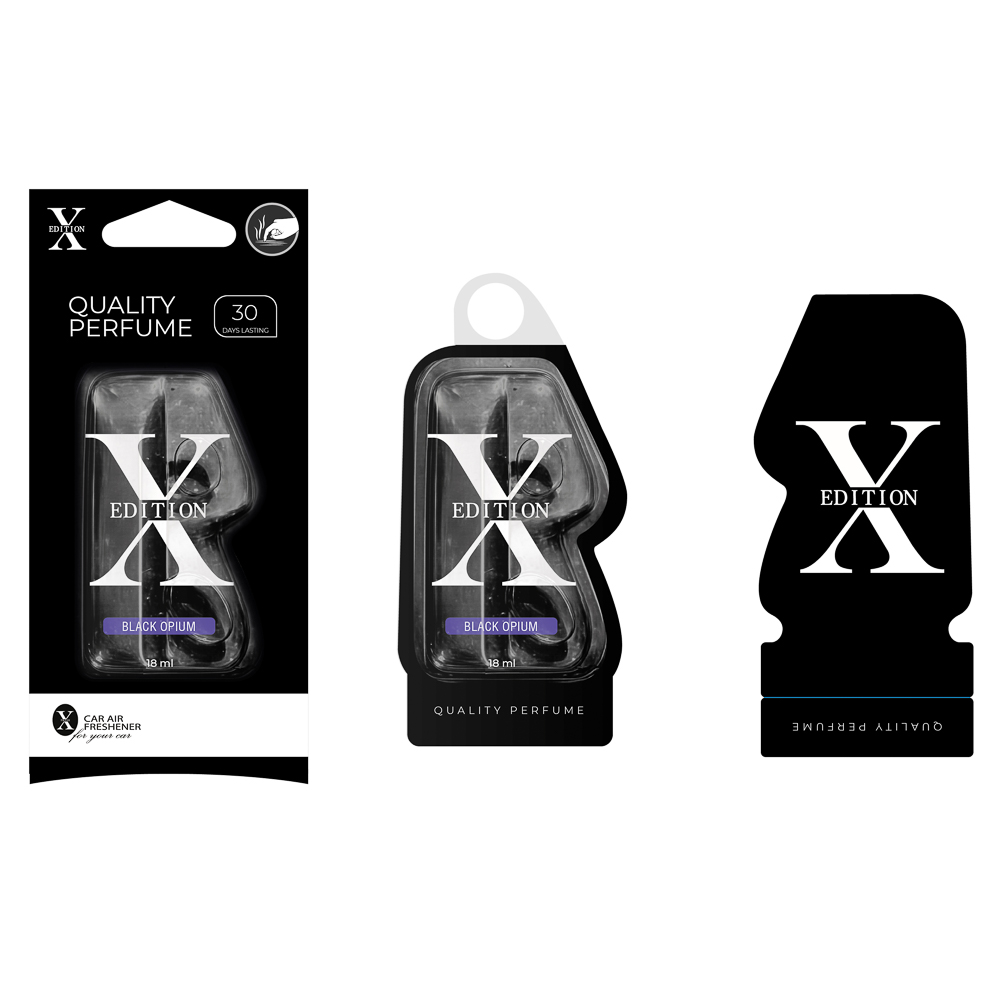 Ароматизатор подвесной гелевый тм NEW GALAXY X-Edition, 18 мл, Bl.Opium,Million,Sum.Dream,L'imperat., арт.№ 794-727