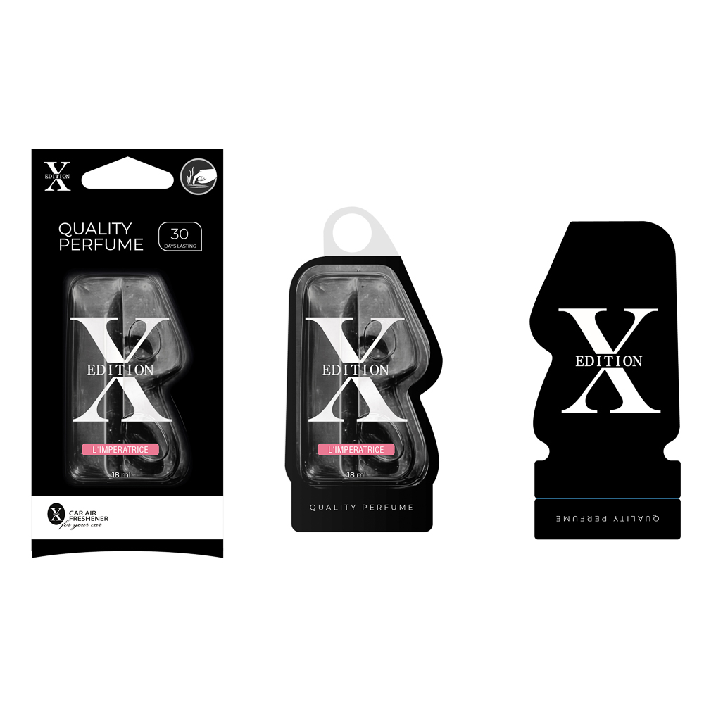Ароматизатор подвесной гелевый тм NEW GALAXY X-Edition, 18 мл, Bl.Opium,Million,Sum.Dream,L'imperat., арт.№ 794-727