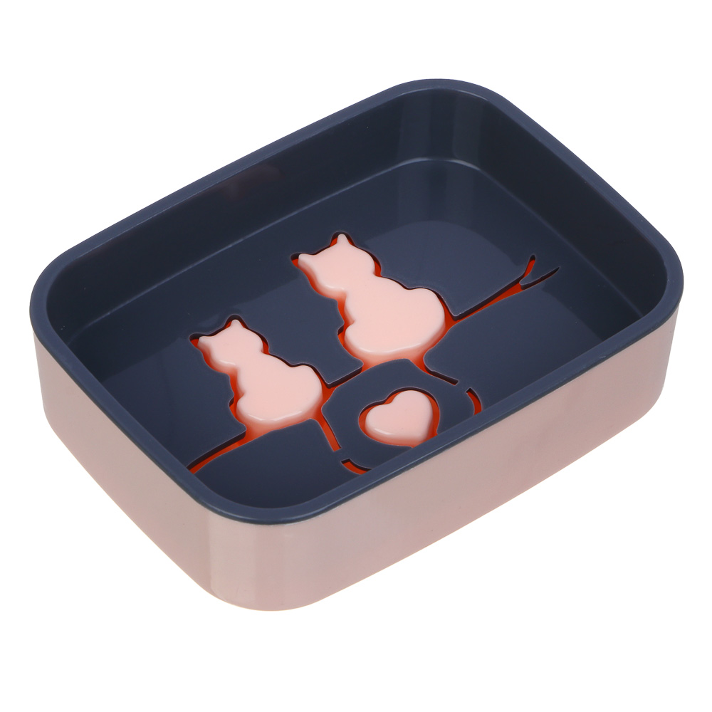 VETTA Мыльница, пластик, 13,5х10х3,5 см, Энимал, арт.№ 463-503